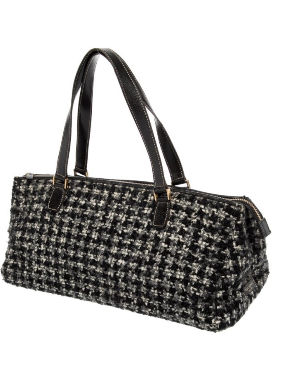 Kate Spade Black & White Houndstooth Bag